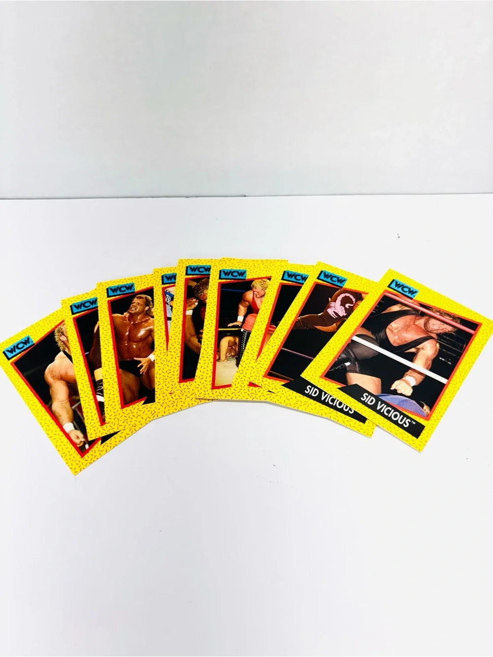 1991 WWF Superstars Pencil/Card Box WWE WCW Hasbro LJN Retro & 89 WCW Cards
